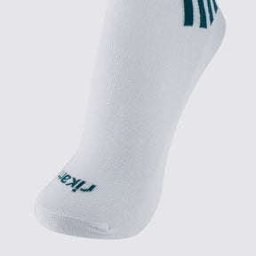 Meia Palmeiras Casual Juvenil Branca
