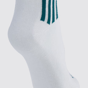 Meia Palmeiras Casual Juvenil Branca
